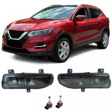Set de proiectoare de ceata cu sticla clara si fumurie pentru Nissan Qashqai 17-21 Performance AutoTuning
