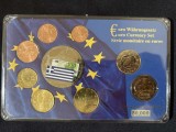 Euro set - Grecia 2002-2008 + medalie comemorativă , UNC