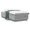 Gossi cadru de pat cu lumini led gri sonoma 100x200 cm lemn prelucrat