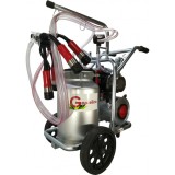 Aparat de muls Vaci Green Line T240 AL PC, 40L aluminiu, 2 posturi 180 l/min, Grup Colector Plastic, Tanc Vacuum Inclus