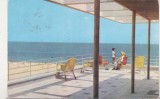 bnk cp Mangalia - Vedere spre largul marii - uzata