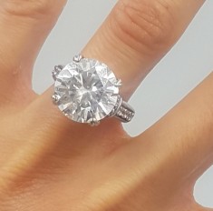 Superb inel din argint si zirconii model elegant