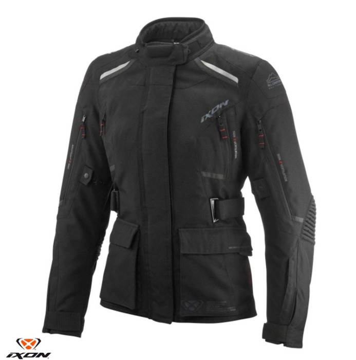 Geaca, jacheta, motociclete, femei, Touring, Adventure, Ixon, All season, model, Midgard, LS, culoare, negru Negru M