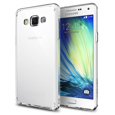 Husa SAMSUNG Galaxy A7 (2015) A700F - Jelly Clear (Transparent) Anti-Ingalbenire foto