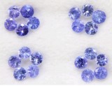 Tanzanit lot 4.13 ct 3.5 mm