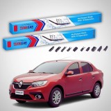 Cumpara ieftin Ștergătoare Renault Symbol III Sedan 2015-prezent | Set Față Flat Premium &ndash; TeamCar&reg;