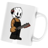 Cana alba personalizata &quot;Dead by Daylight Horror Trapper Killer&quot;, INOVATIX&reg;. 330 ml