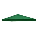 Prelat&Auml; copertin&Auml; impermeabil&Auml; acoperi&Egrave; cort pavilion 2.9 x 2.9 m, oxford 700d cauciucat, verde, uv &amp; ap&Auml; rezistent&Auml;
