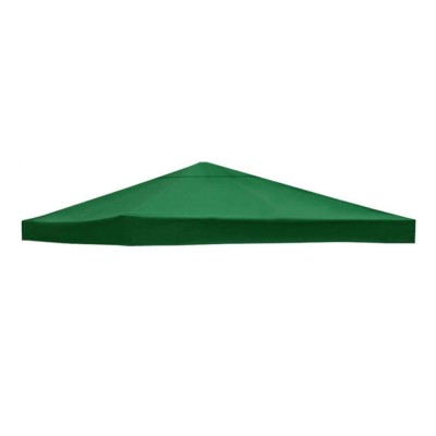 Prelat&amp;Auml; copertin&amp;Auml; impermeabil&amp;Auml; acoperi&amp;Egrave; cort pavilion 2.9 x 2.9 m, oxford 700d cauciucat, verde, uv &amp;amp; ap&amp;Auml; rezistent&amp;Auml; foto