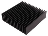 Radiator Negru cu Aripioare 150x150x40mm
