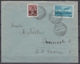 1931/32 VEDERI-POSTA AERIANA TIMBRUL AVIATIEI/PLIC CIRCULAT1935 BRASOV-BUCURESTI, Stampilat