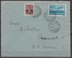 1931/32 VEDERI-POSTA AERIANA TIMBRUL AVIATIEI/PLIC CIRCULAT1935 BRASOV-BUCURESTI foto