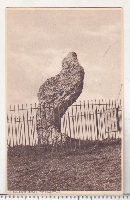 bnk cp Anglia - The Rollright Stones - The King Stone - necirculata
