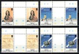 BAT Ter. Antarctic Britanic 1986, Mi #132-135**, pereche cu punte, astronomie, Cometa Halley, MNH! Cota 39 &euro;!