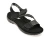Sandale RIEKER negre, 64870, din piele ecologica