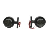 Lampi laterale gabarit LED fumurie 12/24V, rosu-alb FR0117 Breckner Germany