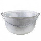 Ceaun tuci aluminiu alimentar 15L fund rotund Zilan EXT 10303