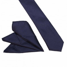 Cravata bleumarin slim batista Jean foto