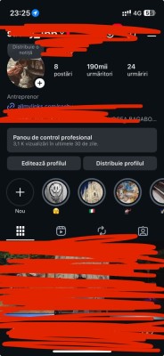 Cont tiktok 190k foto