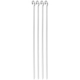 Frigarui pentru gratar 35,8 cm, otel inoxidabil, 4 piese, KingHoff