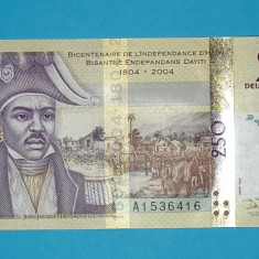 Haiti 250 Gourdes 2004 'Dessalines' UNC serie: A1536416, Comemorativa