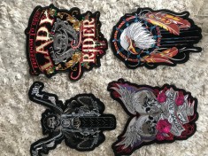 Patch-uri/Embleme autoadezive brodat geaca piele/textil moto/rock/punk foto