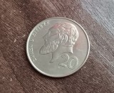 M3 C50 - Moneda foarte veche - Cipru - 20 centi - 1991, Europa