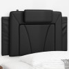 VidaXL Pernă pentru tăblie pat, negru, 80 cm, piele artificială 374760