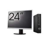 Pachet Calculator Second Hand DELL OptiPlex 3080 MiniPC, Intel Core i5-10500 3.10 - 4.50GHz, 8GB DDR4, 256GB SSD + Monitor 24 Inch NewTechnology Media