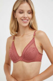 Cumpara ieftin Chantelle sutien culoarea bordo, neted