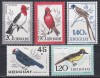 Uruguay 1962 - Păsări, Serie scurta (Seria este cotata la 37.75 EURO), MNH, Nestampilat
