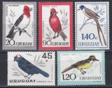 Uruguay 1962 - Păsări, Serie scurta (Seria este cotata la 37.75 EURO), MNH, Nestampilat