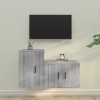 VidaXL Set dulapuri TV, 2 piese, gri sonoma, lemn prelucrat 3188452