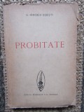 G.Ionescu-Sisesti / PROBITATE - studii si articole privind economia Romaniei