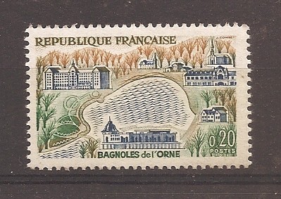 Franta 1961 - Vedere din Bagnoles de l&amp;#039;orne, MNH foto