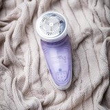 Aparat pentru scame fara fir, violet/alb, Klausberg