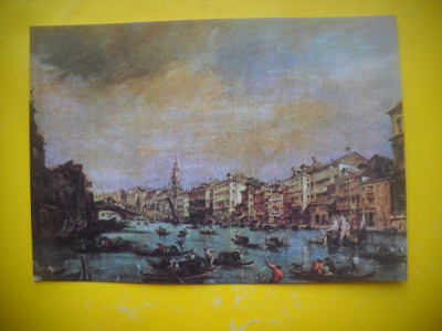 HOPCT 62054 CANAL GRANDE VENETIA -FRANCESCO GUARDI -CP PICTURA -NECIRCULATA foto