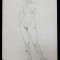 Lucretia Mihail Silion - Nud in picioare, datat 1924