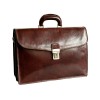 Geanta laptop din piele naturala, util land fashion, coniac, SL118A, 16"