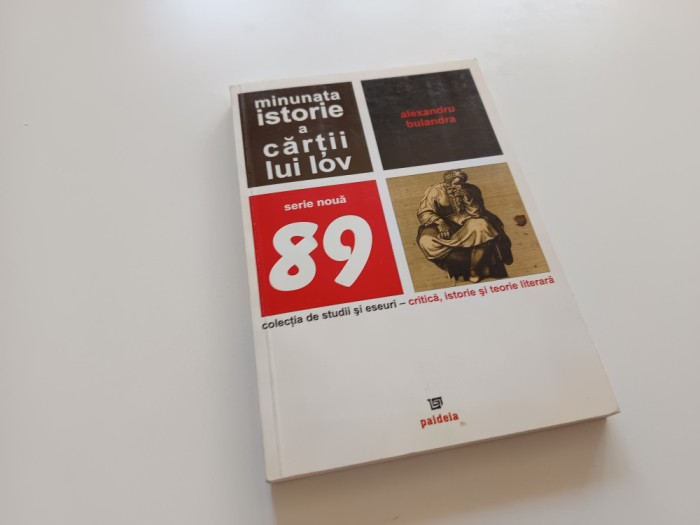ALEXANDRU BULANDRA, MINUNATA ISTORIE A CARTII LUI IOV. ESEU