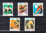 M2 TS1 1 - Timbre foarte vechi - Cuba - Jocurile olimpice 1984, Sport, Stampilat