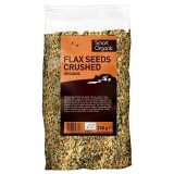 Seminte de in maro pisate bio 250g Smart Organic - Sursa de fibre si nutrienti