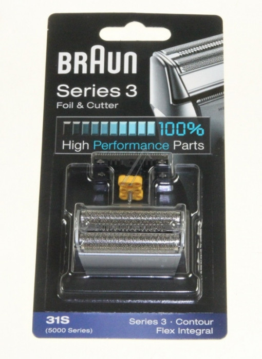 31S COMBIPACK 31S, REZERVA APARAT DE RAS KP5000, SERIA 3 SI 5000 81387940 BRAUN