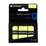 Set 3 Overgrip Tenis Confort Galben, Artengo