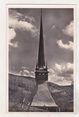 bnk cp Biserica de lemn din Fildu de Sus - Vedere - necirculata foto