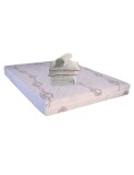 Set Saltea ortopedica Saturn Memory Plus Comfort 140x200x20cm, spuma poliuretanica HR, memory foam 4 cm, husa hipoalergenica, fermitate mediu-tare, Pa, Cu Memory Foam, 140x200