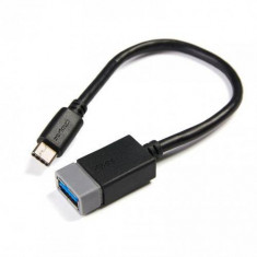 Adaptor Serioux SRXC-C0.2M07 USB 3.0 Tip-C Male - USB-A 3.0 Female 0.2m negru foto