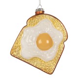 Cumpara ieftin Set 6 ornamente brad Craciun sticla multicolora 9x4x11 cm