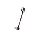 Aspirator vertical 2 in 1 fara fir ETA Elastic 2231, Li-ion 21.6 V, 0.45 l, tub flexibil, negru cu rosu
