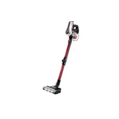 Aspirator vertical 2 in 1 fara fir ETA Elastic 2231, Li-ion 21.6 V, 0.45 l, tub flexibil, negru cu rosu